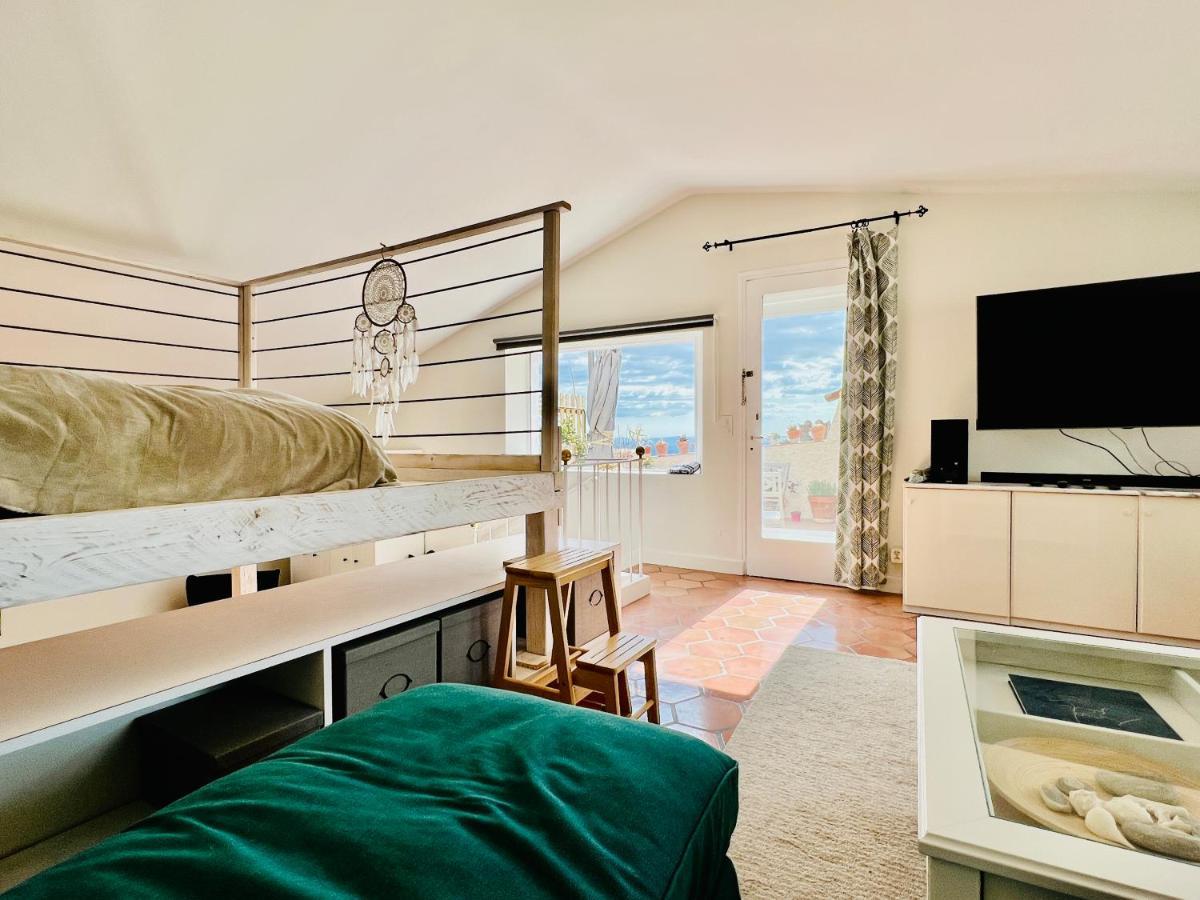 Penthouse Studio Privee Couple Ou Famille- La Maison Searle A Tourtour Dış mekan fotoğraf